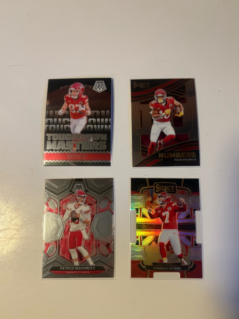 Kansas City Chiefs Football Card Lot - Red & White